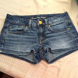American Eagle Stretch 4 Denim Jean Shorts
